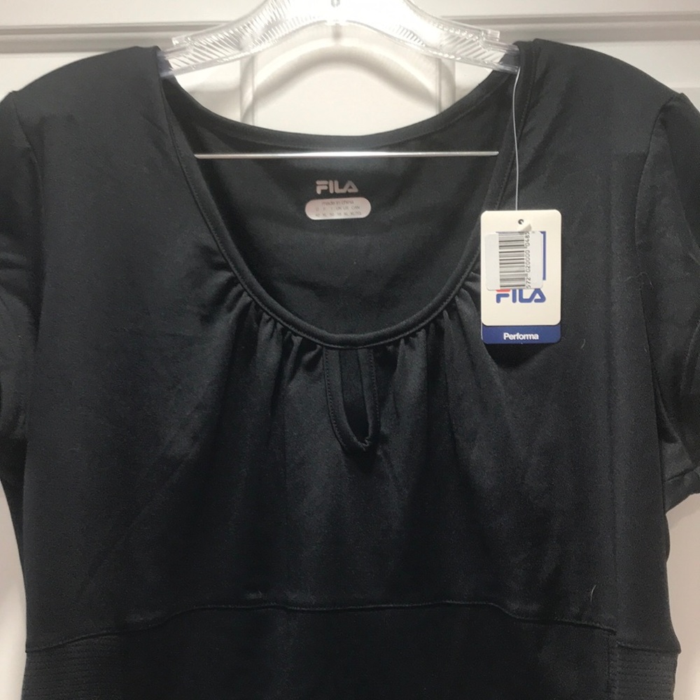 NWT Fila tennis top black size XL